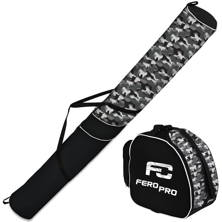 Set 2 genti pentru ski/clapari, Ferocity, 35L, Camuflaj