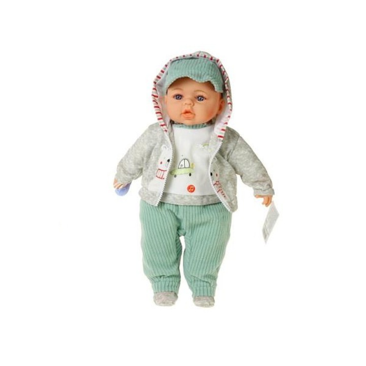 Baba, Adar, Hang, Műanyag/Textil, 45 cm, Többszínű