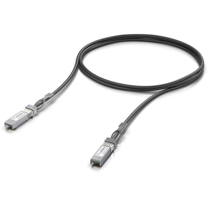 Ubiquiti DAC kábel SFP28, fekete, 1m - UACC-DAC-SFP28-1M