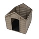 Közepes méretű kutyaház, barna, 71 x 71 x 68 cm OMC