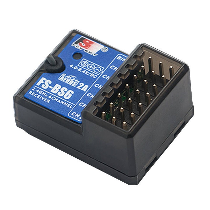 Приемник, FlySky, 6.5 V, 29 x 22 x 16.2 mm, черен
