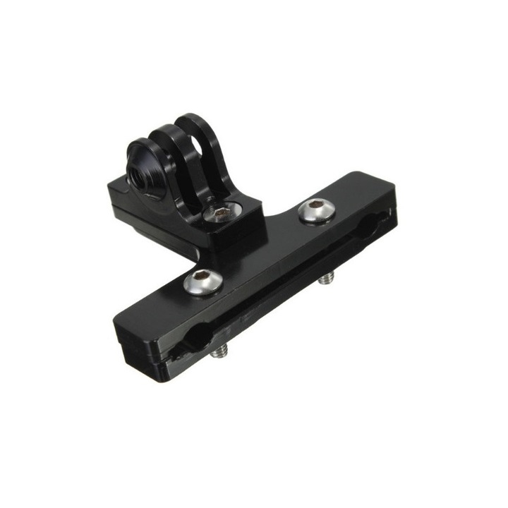 Sistem de prindere pentru sa bicicleta (Seat Rail Mount) din aluminiu compatibila cu camerele video sport Gopro Hero 1 2 3+ 4 5 6 7 8 9 10 11 session mini max dji
