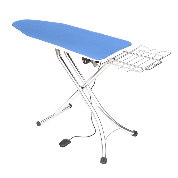 Masa de calcat, Aeolus Eolo Home & Professional, 120x45 cm, Albastru