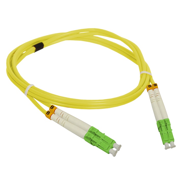 Alantec 9/125 едномодов пач кабел кабел, 2.0m, жълт цвят, LSOH