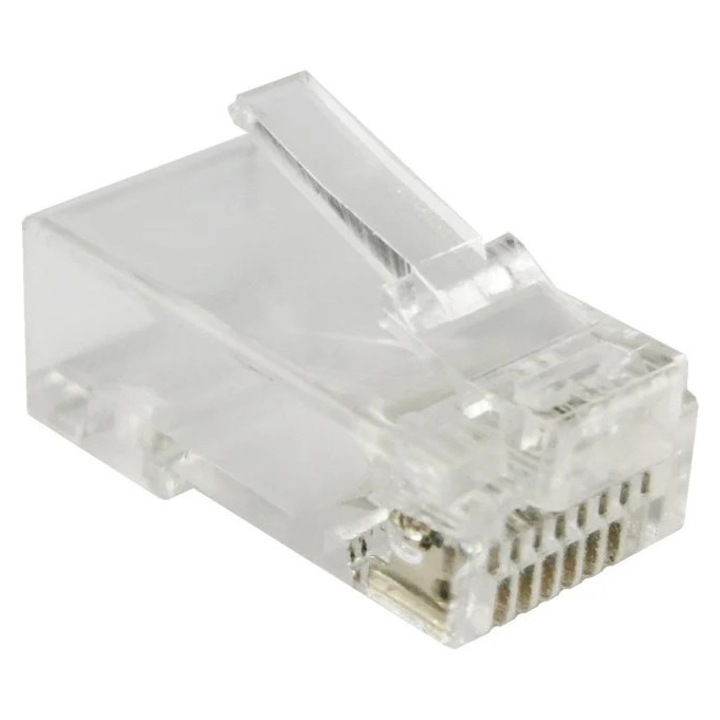 Set 100 conectori RJ45, Alantec, Multicolor