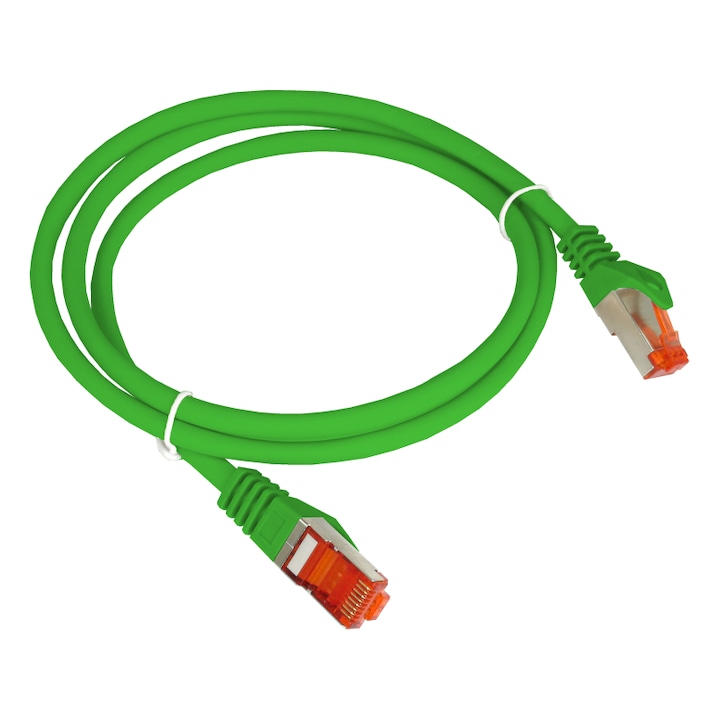 S/FTP кабели cat.6A LSOH 0.25m зелен