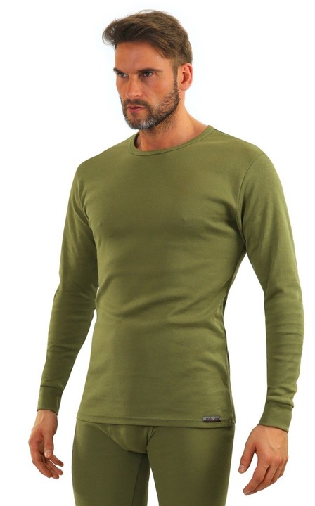 Férfi póló, Sesto Senso, pamut, zöld, Zöld