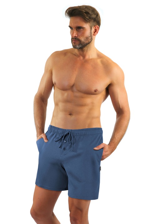 Pantaloni scurti de pijama, Sesto Senso, Gri, Albastru