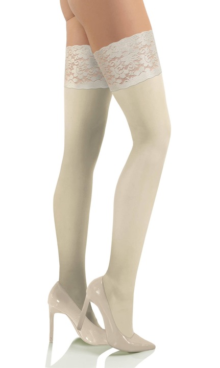 Ciorapi NICOLE 50 DEN, Sesto Senso1232, Alb