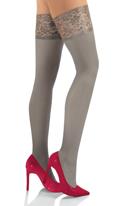 Ciorapi dama, Sesto Senso, Poliamida, 50 DEN, Gri, XS-S