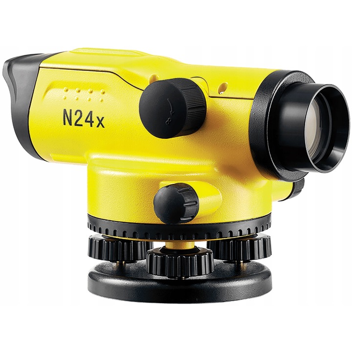 Nivela optica, Nivel System, Telescop 24x, IP66, Negru/Galben