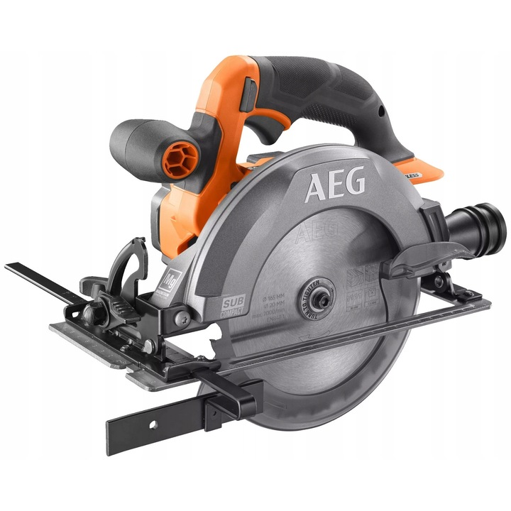 Fierastrau circular PowerToolsBKS18SBL-0, AEG, 18V, Negru/Portocaliu