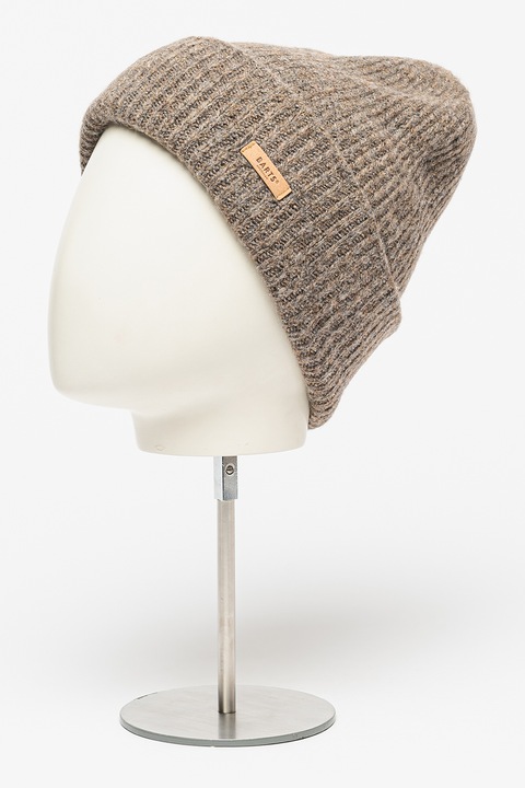 Barts, Caciula elastica cu aplicatie logo discreta Witzia, Maro