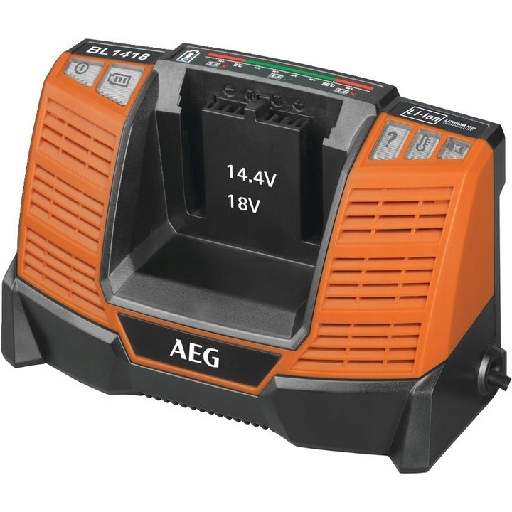 Incarcator acumulator NiCd/NiMH/Li-ion, AEG, 14.4V/18V, Multicolor