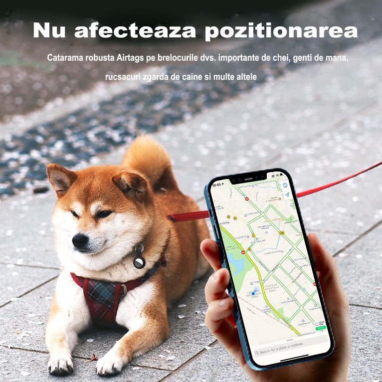 Комплект от 4 калъфа Air Tag, силиконови, съвместими с Apple ...