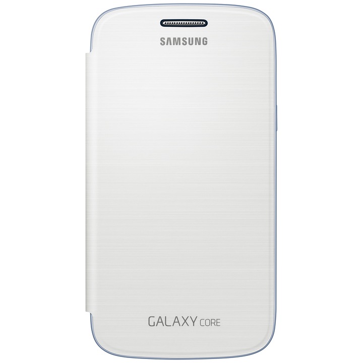 Протектор Samsung Flip Cover за Galaxy Core i8260, Бял