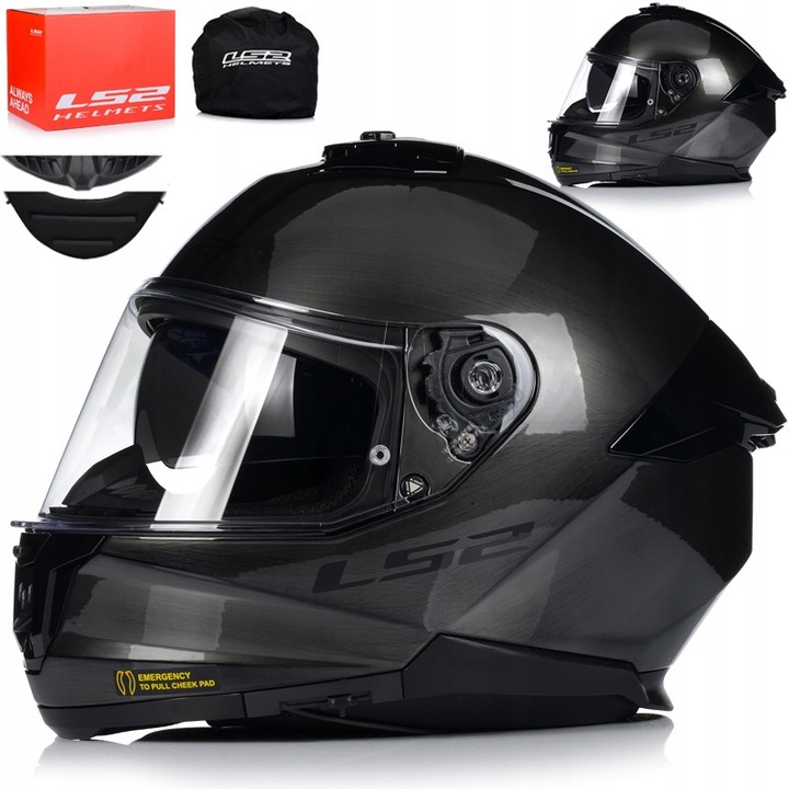 Casca Moto, LS2 FF808 Stream II, Jeans, Protectie UV, ABS, ECE 22.06, S 55-56 cm