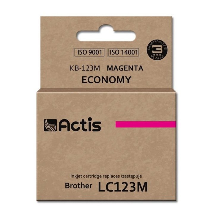 Cartus imprimanta, Activejet, Compatibil cu ACC-521CN, Canon CLI-521C, Supreme, 10 ml, Albastru