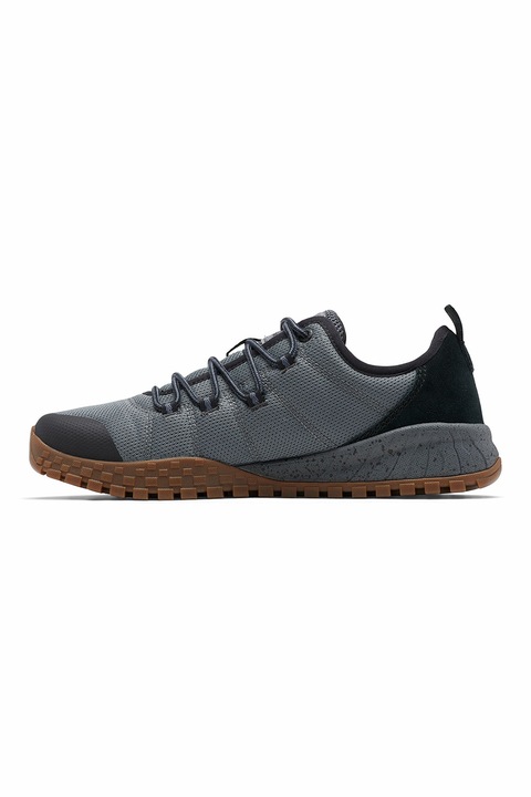 Columbia, Pantofi sport cu detalii din piele intoarsa Fairbanks, Gri carbune