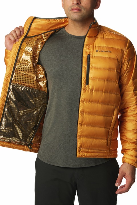 Columbia, Geaca cu umplutura de puf Pebble Peak, Portocaliu pal, 2XL