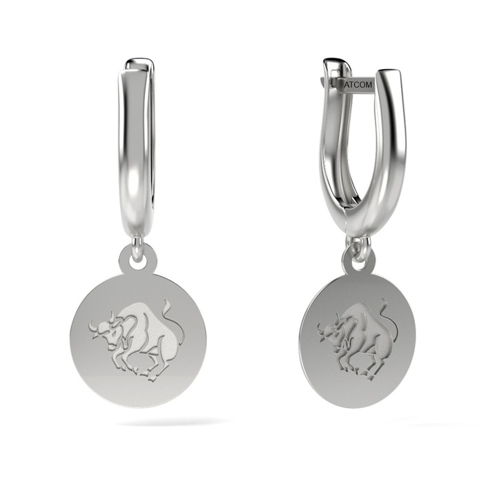 Обеци, Модел Телец, White gold