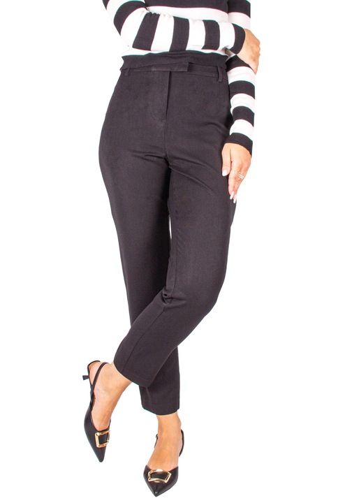 Pantaloni eleganti, cu talie inalta