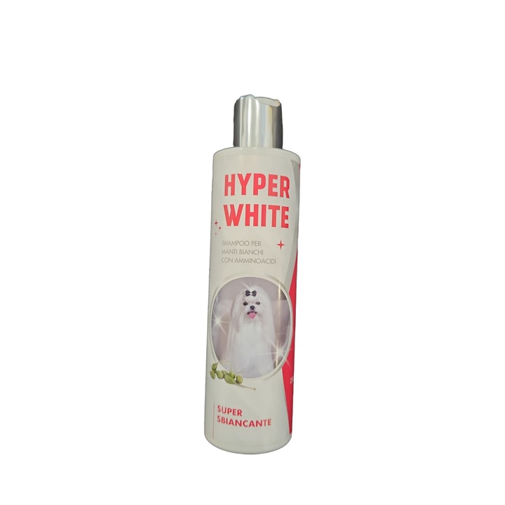 Sampon pentru Caini, Aries Hyper White, 250 ml