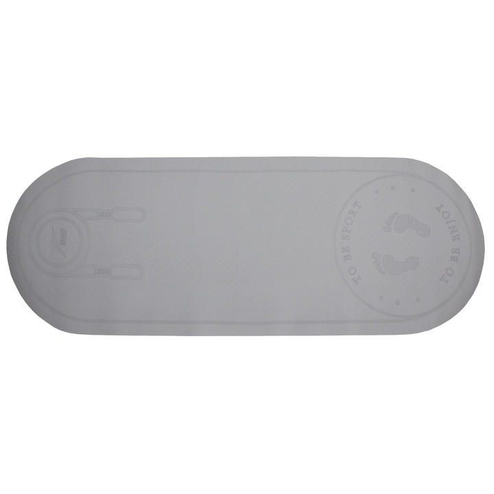 Ugrókötél edzőszőnyeg, Merco ugrószőnyeg 185 185 x 66 x 0,5 cm, szürke