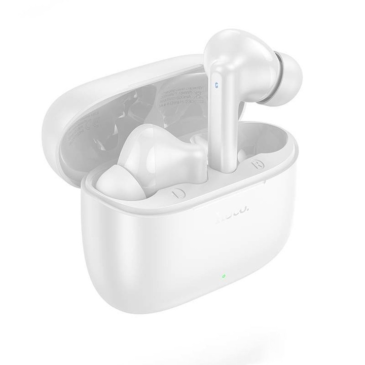 Casti Wireless EQ2 Hoco, Capacitate 320mAh, Bluetooth 5.3 TWS, Alb