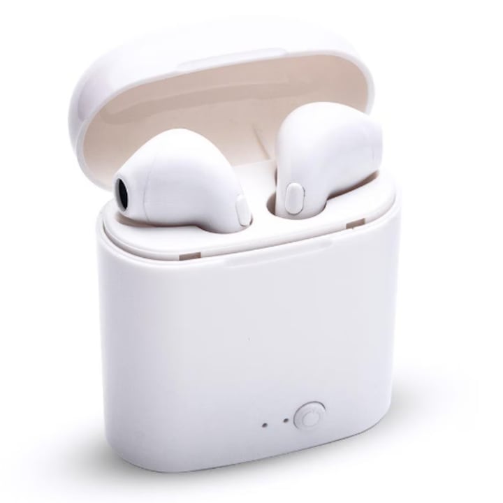 Casti Wireless Bluetooth, Reducere Zgomot, Stereo, verde, 6x4x3cm