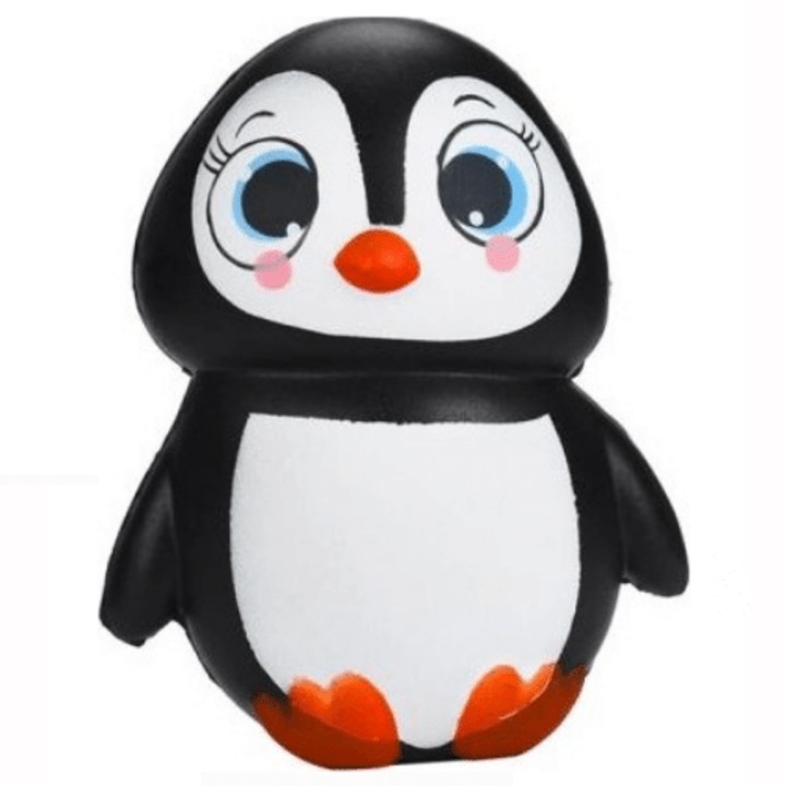 Illatos Squishy Toy Penguin fekete - fehér