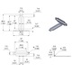 Conector senzor distanta, Pololu, pentru Sharp GP2Y0A02, GP2Y0A21 si GP2Y0A41, reglabil