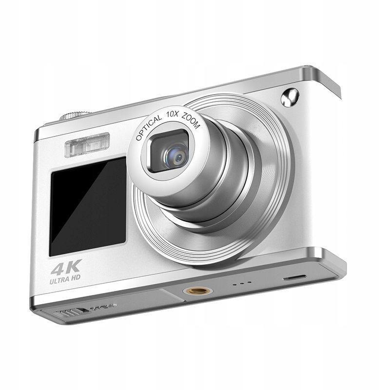 Camera digitala XREC C23 60MP 4K 10x ZOOM, Alba - eMAG.ro