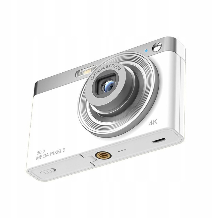 Цифров фотоапарат XREC C13 50MP 4K 8x ZOOM, Бял
