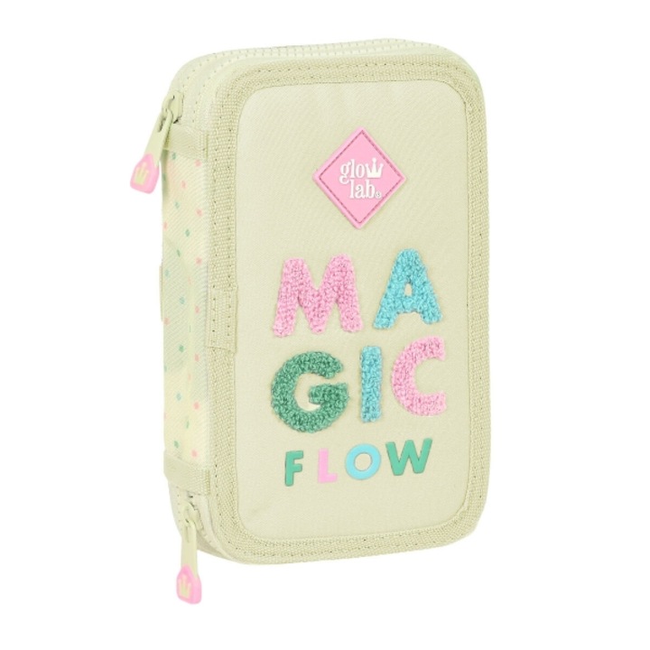 Penar cu Accesorii, Glow Lab Magic flow Bej, 12.5 x 19.5 x 4 cm 28 Piese