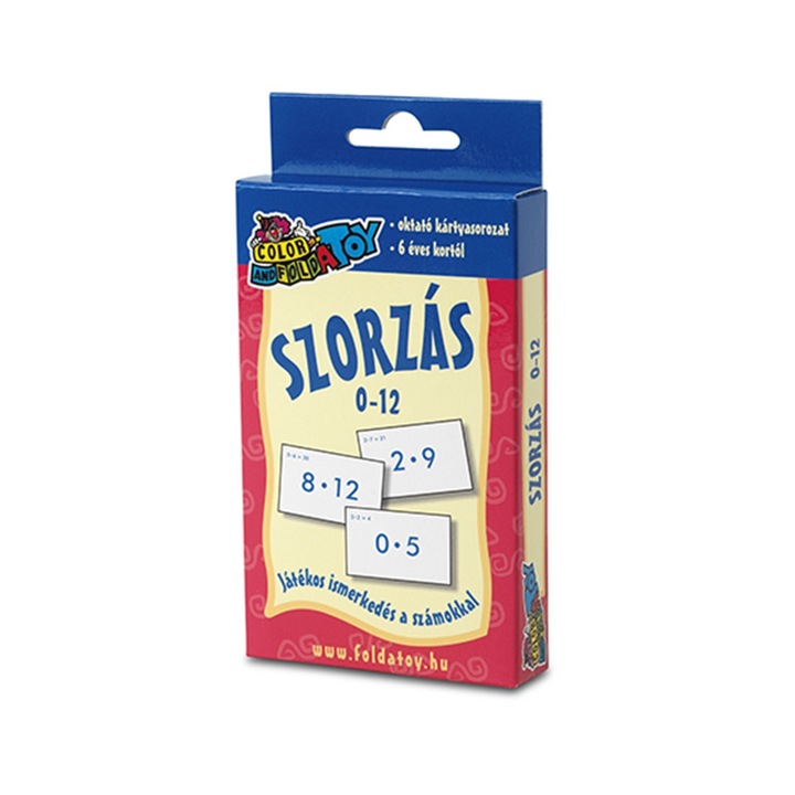 Joc de societate, Inmultirea, Foldatoy, 55 buc de carti, 8+