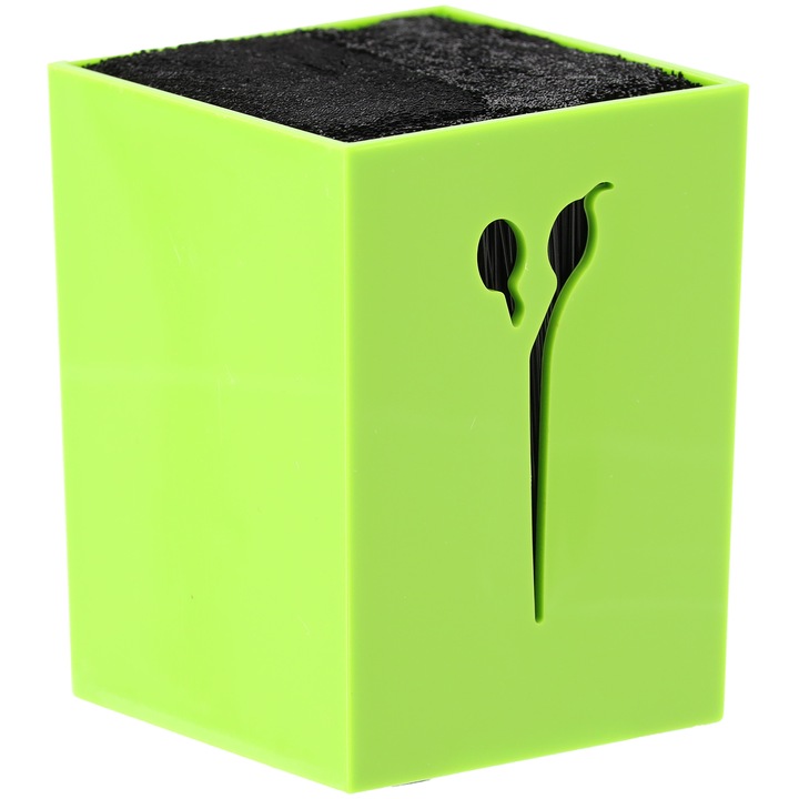 Suport pentru foarfece de coafura cu par din nylon, GEPARD, Antiderapant, Stabil, Verde, Q-01-GREEN