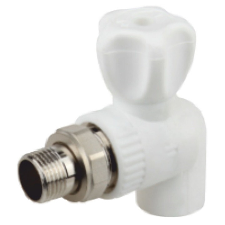 Robinet coltar cu cot pentru PPR, 25 mm x 3/4, FE