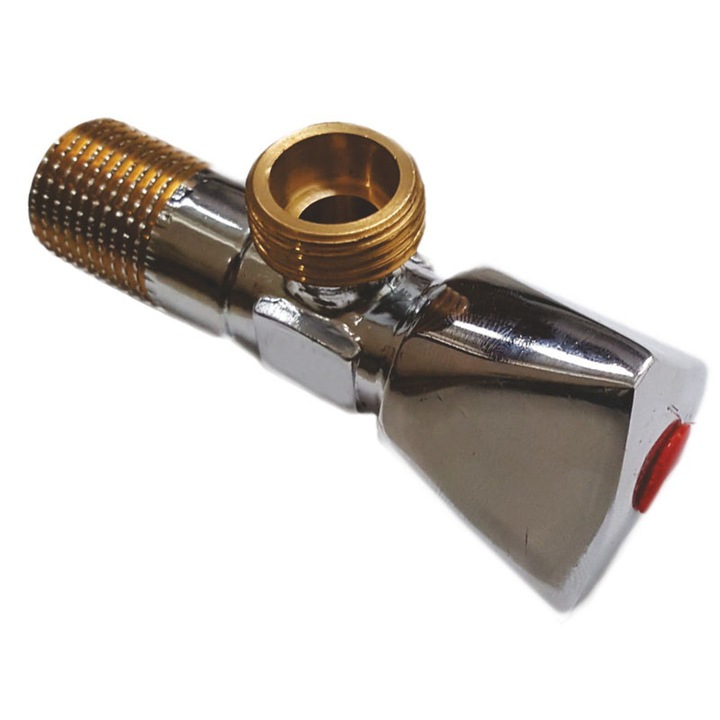 Robinet coltar din bronz, 1/2 - 1/2 - nr 8026 - 2 buc / set