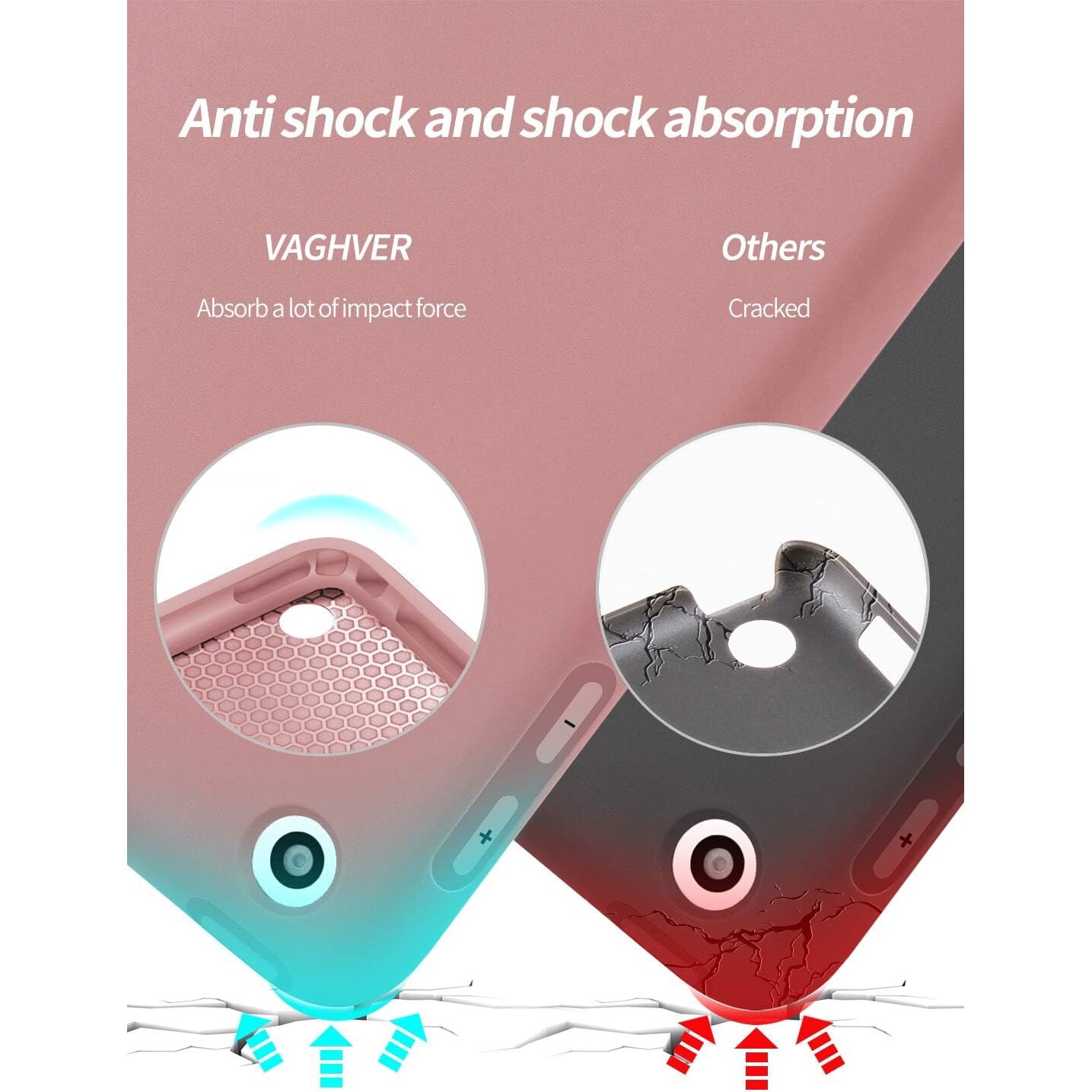 Husa Slim Sigloo, Smart Cover, Trifold, pentru tableta Huawei Matepad 10.4,2022/2021,10.4inch, din Silicon, protectie 360, model Rose Golden