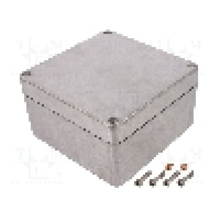 Carcasa aluminiu, 160mmx160mmx90mm, IP68, DELTRON ENCLOSURES - 486-161609-68