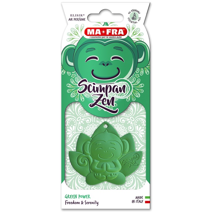 Odorizant auto, MA-FRA, Green Lemon si Bergamot, Verde