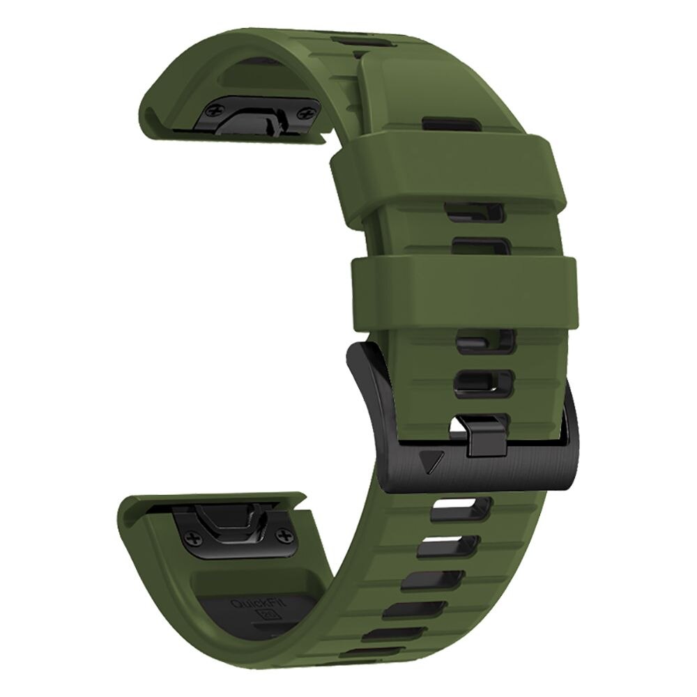 Curea plastic Tech-Protect Icon Pro compatibila cu Garmin Fenix 5/6/6 Pro/7 Army Green/Black