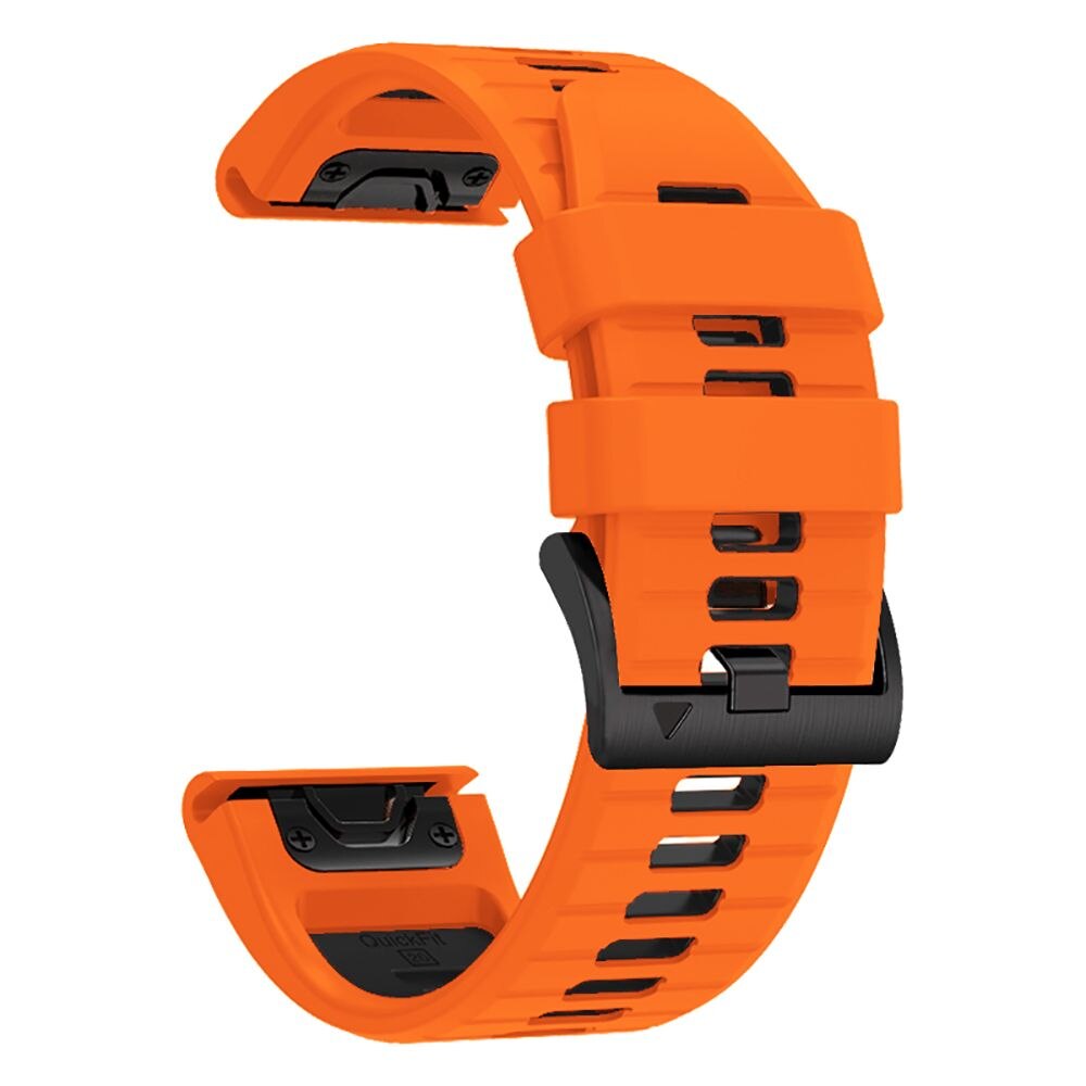Curea plastic Tech-Protect Icon Pro compatibila cu Garmin Fenix 3/5X/3HR/5X Plus/6X/6X Pro/7X Orange/Black