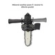 Mini láncfűrész adapter SeekSpire fúróhoz, penge 15 cm, fekete