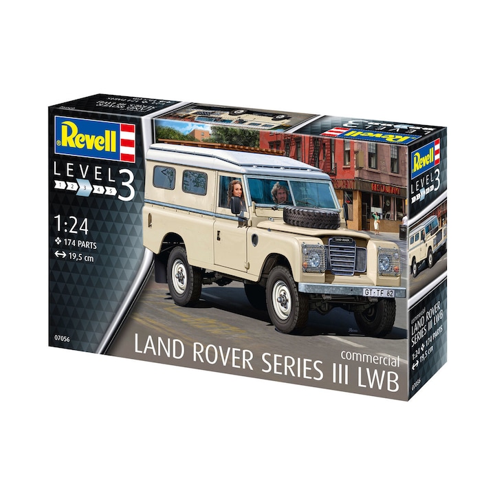 Сглобяем модел, Revell, Land Rover серия III LWB 109,174 части