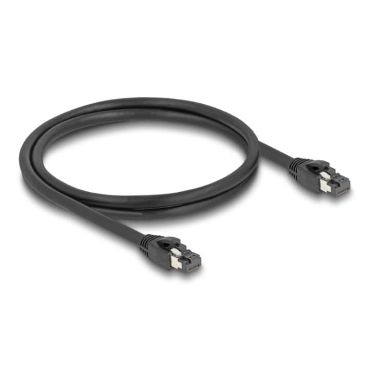 ΠΡΠ΅ΠΆΠΎΠ²ΠΈ ΠΊΠ°Π±Π΅Π» Delock, Cat.8.1 S/FTP, 1 m, Π΄ΠΎ 40 Gbps, Π§Π΅ΡΠ΅Π½