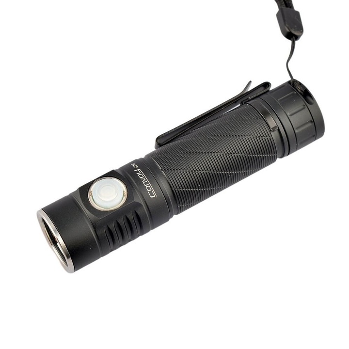 Мощен, фенер EDC, компактен, Convoy S21E, SFT40, 1800 лумена до 500 метра с батерия, USB зареждане