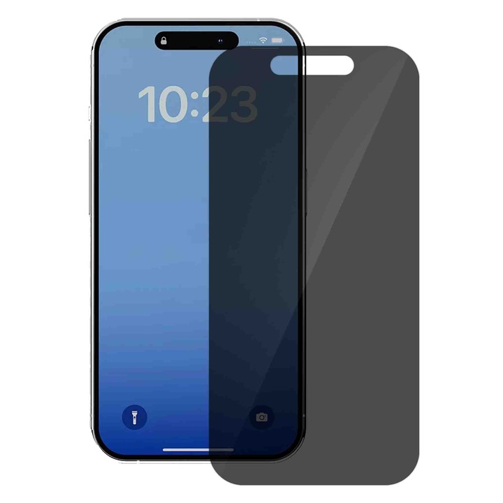 SILKASE adatvédő fólia Apple iPhone 15 Plus-hoz, képernyővédő, megújuló szilikon