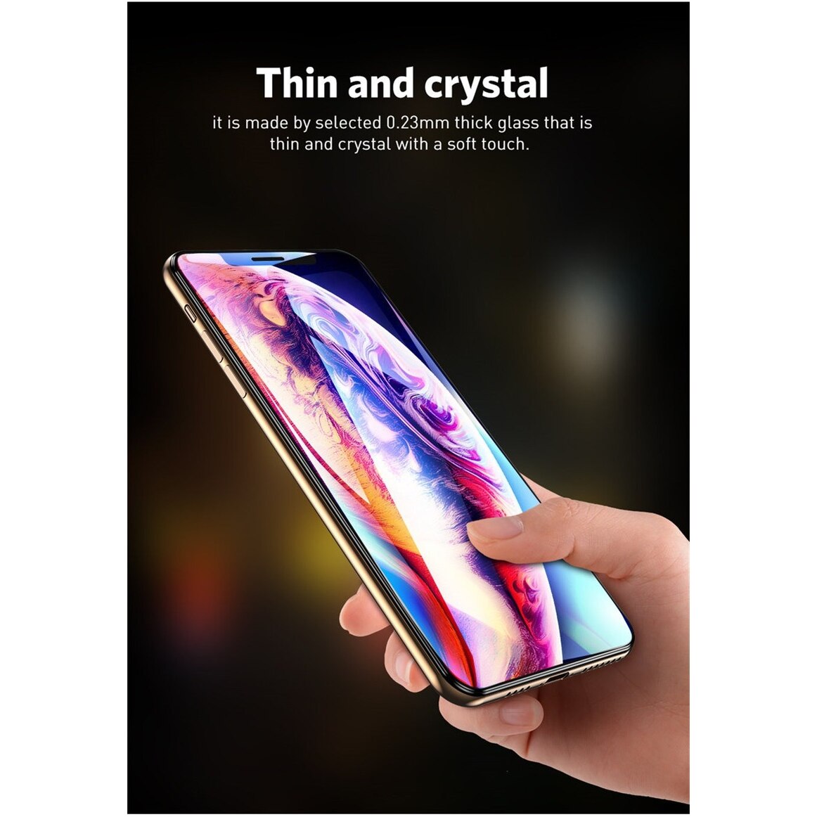 Folie Sticla Cristala 9D, Premium compatibila cu Iphone 14, Full Cover, Full Glue, Margini Negre
